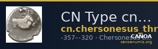CN Type cn.chersonesus_thrace.1_ed.71 — CANOA