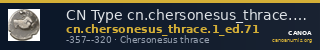 CN Type cn.chersonesus_thrace.1_ed.71 — CANOA