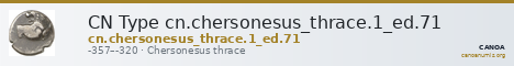 CN Type cn.chersonesus_thrace.1_ed.71 — CANOA