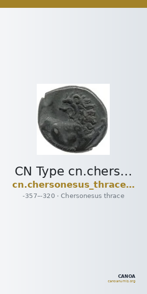 CN Type cn.chersonesus_thrace.1_ed.72 — CANOA