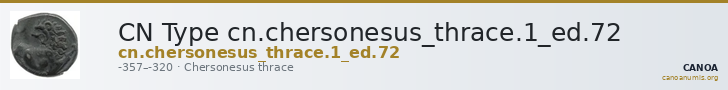 CN Type cn.chersonesus_thrace.1_ed.72 — CANOA