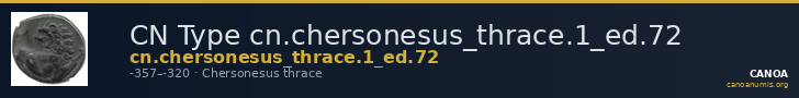 CN Type cn.chersonesus_thrace.1_ed.72 — CANOA