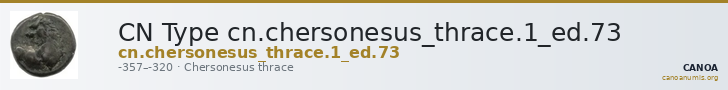 CN Type cn.chersonesus_thrace.1_ed.73 — CANOA