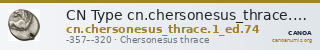 CN Type cn.chersonesus_thrace.1_ed.74 — CANOA