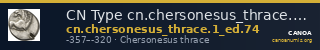 CN Type cn.chersonesus_thrace.1_ed.74 — CANOA