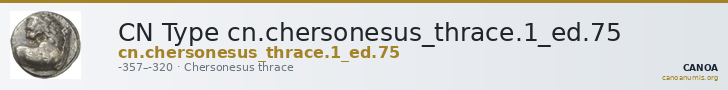 CN Type cn.chersonesus_thrace.1_ed.75 — CANOA