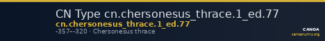 CN Type cn.chersonesus_thrace.1_ed.77 — CANOA