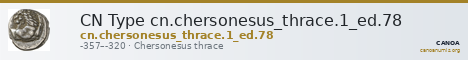 CN Type cn.chersonesus_thrace.1_ed.78 — CANOA