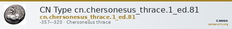 CN Type cn.chersonesus_thrace.1_ed.81 — CANOA