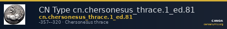 CN Type cn.chersonesus_thrace.1_ed.81 — CANOA