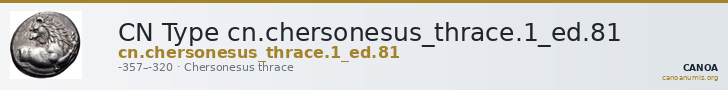 CN Type cn.chersonesus_thrace.1_ed.81 — CANOA