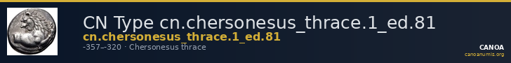 CN Type cn.chersonesus_thrace.1_ed.81 — CANOA