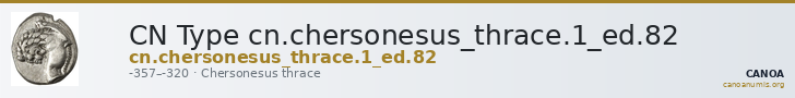 CN Type cn.chersonesus_thrace.1_ed.82 — CANOA
