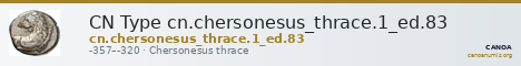 CN Type cn.chersonesus_thrace.1_ed.83 — CANOA
