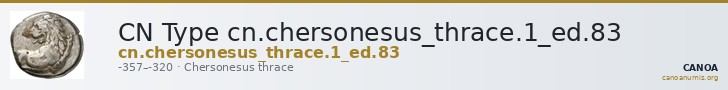CN Type cn.chersonesus_thrace.1_ed.83 — CANOA