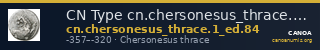 CN Type cn.chersonesus_thrace.1_ed.84 — CANOA