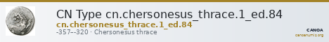CN Type cn.chersonesus_thrace.1_ed.84 — CANOA