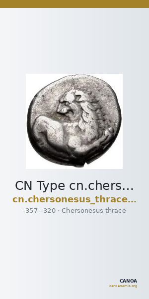 CN Type cn.chersonesus_thrace.1_ed.85 — CANOA