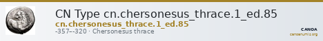 CN Type cn.chersonesus_thrace.1_ed.85 — CANOA