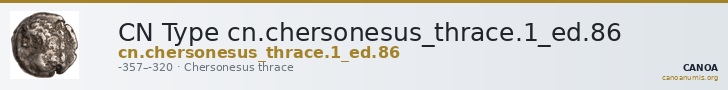 CN Type cn.chersonesus_thrace.1_ed.86 — CANOA