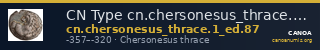 CN Type cn.chersonesus_thrace.1_ed.87 — CANOA