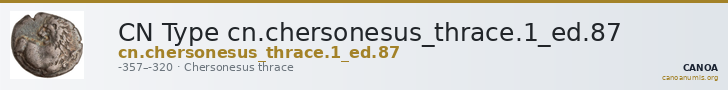 CN Type cn.chersonesus_thrace.1_ed.87 — CANOA