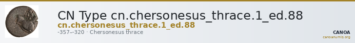 CN Type cn.chersonesus_thrace.1_ed.88 — CANOA
