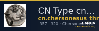 CN Type cn.chersonesus_thrace.1_ed.89 — CANOA