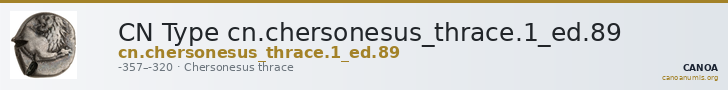 CN Type cn.chersonesus_thrace.1_ed.89 — CANOA