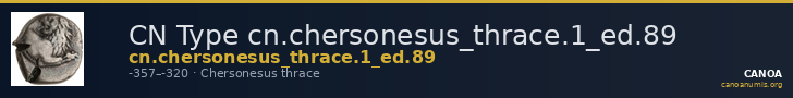 CN Type cn.chersonesus_thrace.1_ed.89 — CANOA