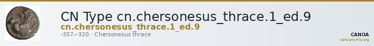 CN Type cn.chersonesus_thrace.1_ed.9 — CANOA