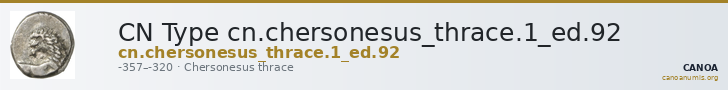 CN Type cn.chersonesus_thrace.1_ed.92 — CANOA