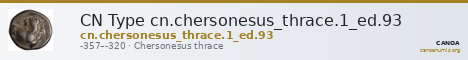 CN Type cn.chersonesus_thrace.1_ed.93 — CANOA