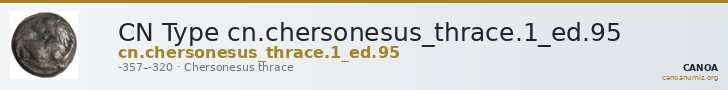 CN Type cn.chersonesus_thrace.1_ed.95 — CANOA