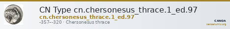 CN Type cn.chersonesus_thrace.1_ed.97 — CANOA