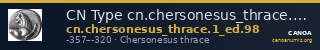 CN Type cn.chersonesus_thrace.1_ed.98 — CANOA