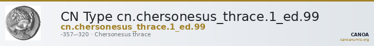 CN Type cn.chersonesus_thrace.1_ed.99 — CANOA