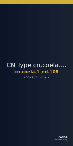 CN Type cn.coela.1_ed.108 — CANOA