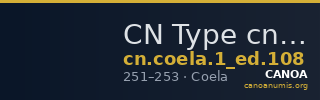 CN Type cn.coela.1_ed.108 — CANOA