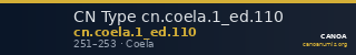 CN Type cn.coela.1_ed.110 — CANOA