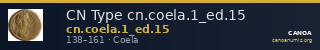 CN Type cn.coela.1_ed.15 — CANOA