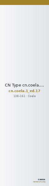 CN Type cn.coela.1_ed.17 — CANOA