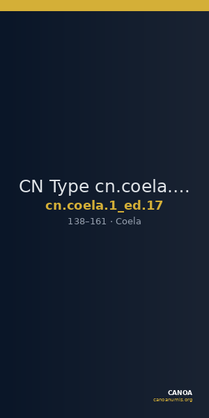 CN Type cn.coela.1_ed.17 — CANOA