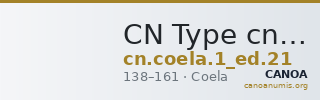 CN Type cn.coela.1_ed.21 — CANOA