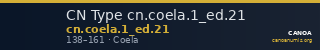 CN Type cn.coela.1_ed.21 — CANOA