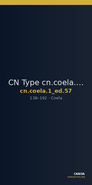 CN Type cn.coela.1_ed.57 — CANOA