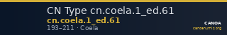 CN Type cn.coela.1_ed.61 — CANOA