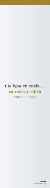 CN Type cn.coela.1_ed.70 — CANOA