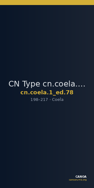 CN Type cn.coela.1_ed.78 — CANOA
