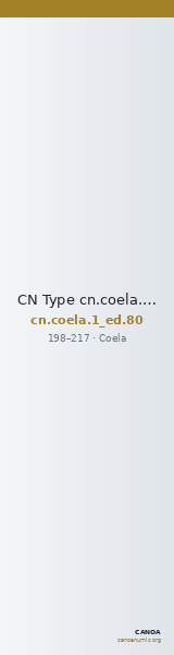 CN Type cn.coela.1_ed.80 — CANOA